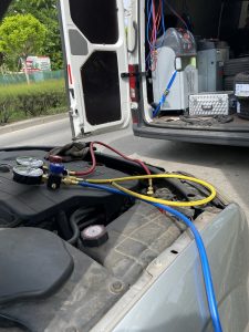 mobil autóklíma töltés